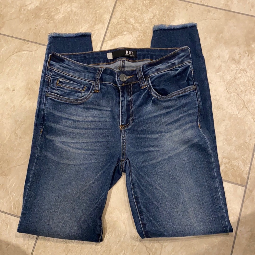 Kut from the Kloth Connie ankle skinny jeans